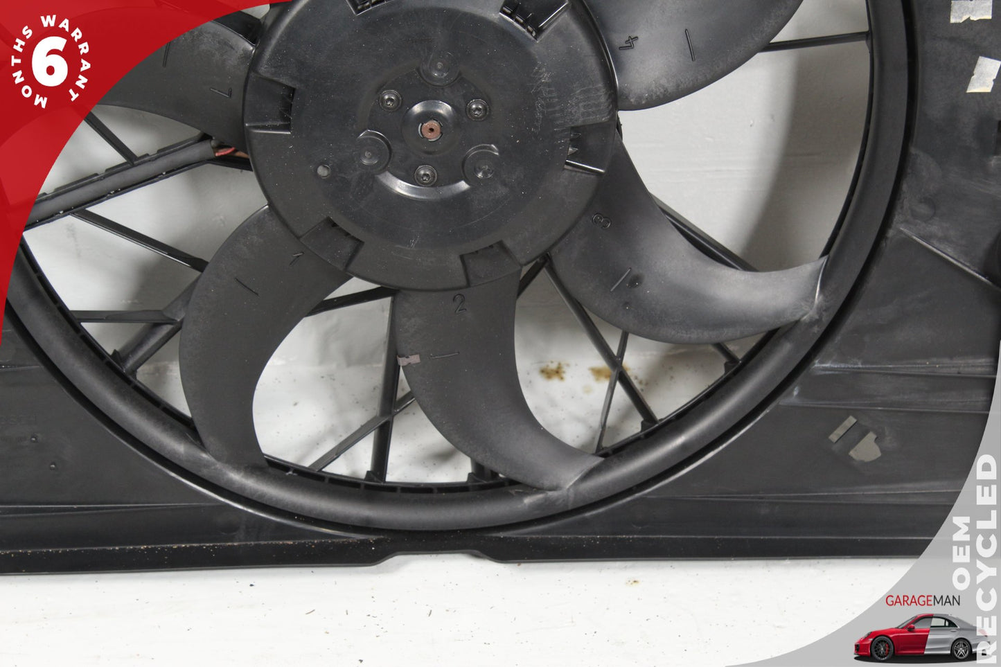 2003-2011 Mercedes W219 CLS500 Engine Radiator Cooling Fan Motor Assembly OEM