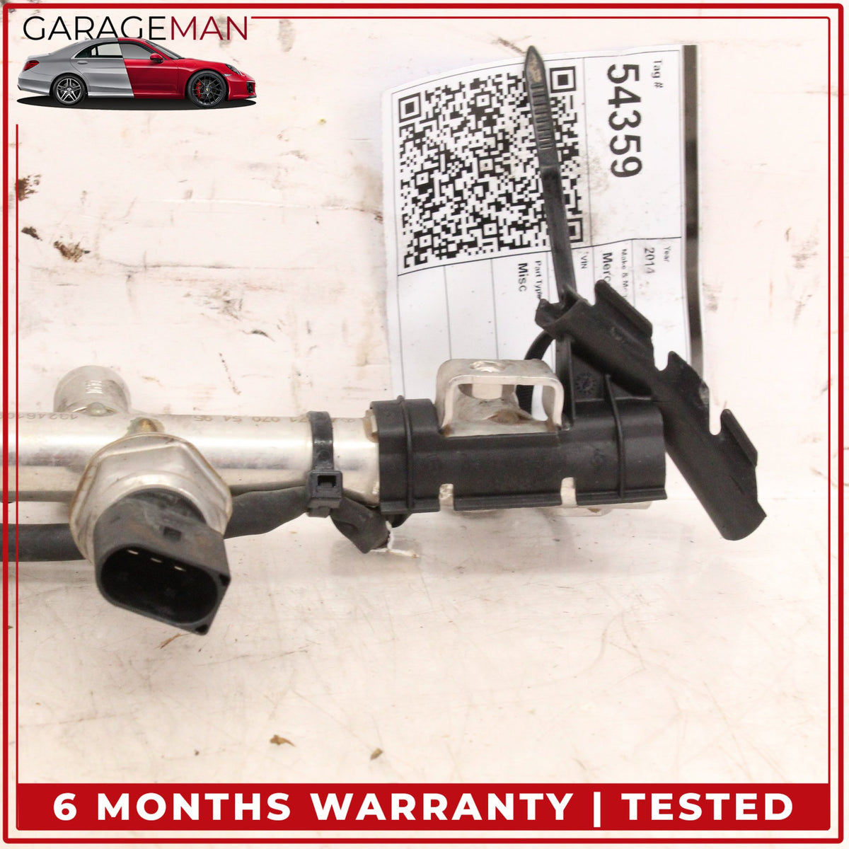 2012-2015 Mercedes W204 C250 SLK250 M271 Fuel Injector Rail Line 2710705495 OEM
