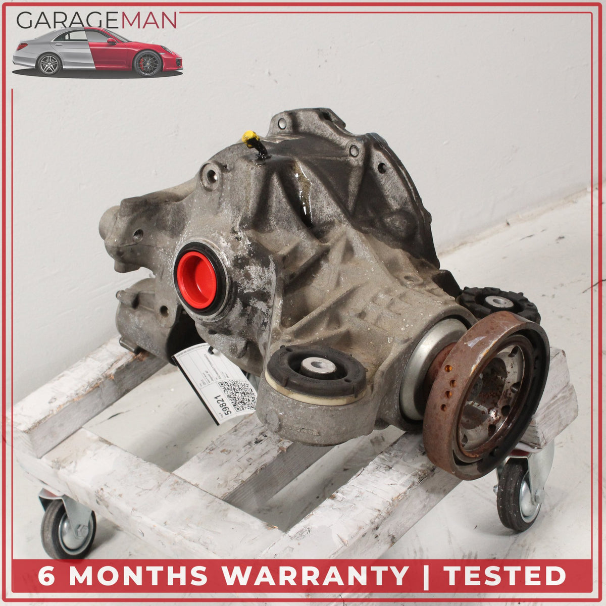 2013-2019 Jaguar XF X250 RWD 3.0L Rear Differential Diff Axle Carrier 2.56 OEM