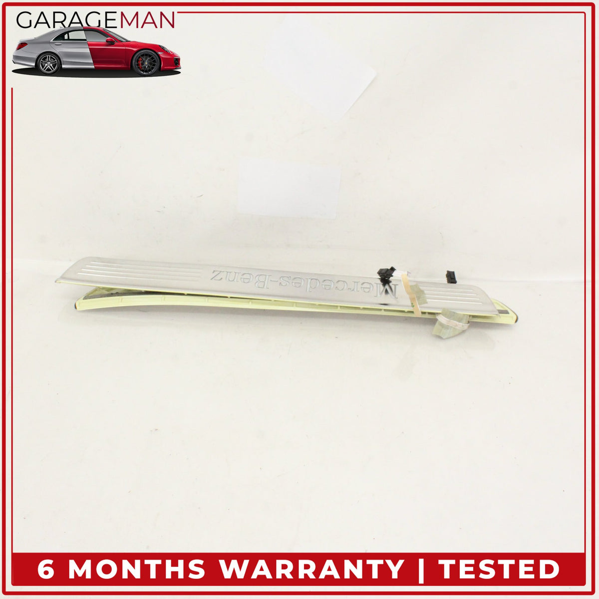 2014-2020 Mercedes W222 S550e Front and Rear Illuminated Door Step Sill Set OEM