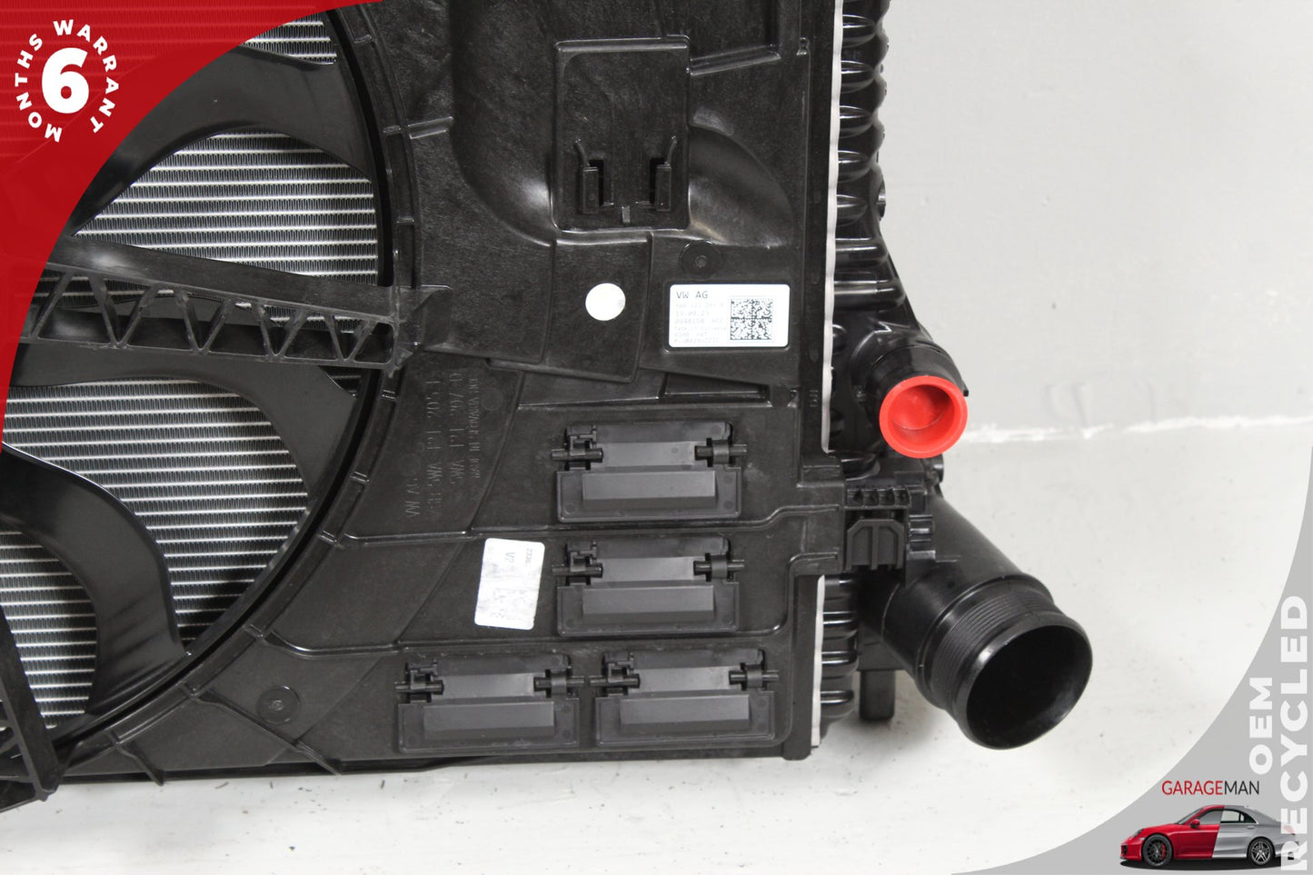 2022-2024 Audi A3 Sedan Engine Radiator Cooling Fan Motor Assembly 5WA121203B OEM