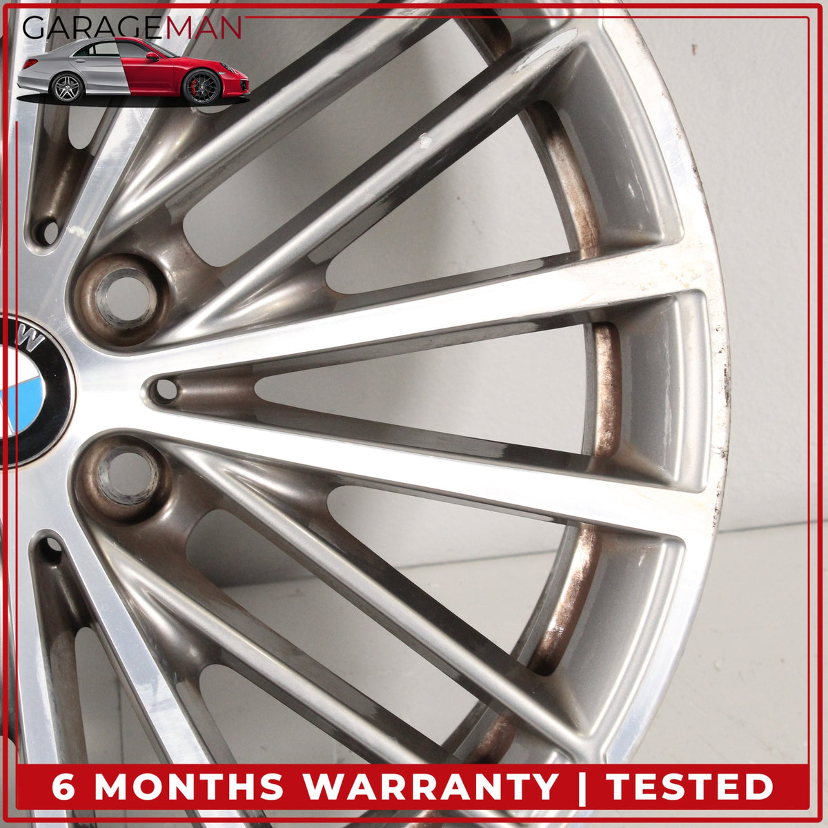 2017-2023 BMW 540i 530i M550i 530e Front Side Wheel Rim 8JX19H2 IS30 6894839 OEM