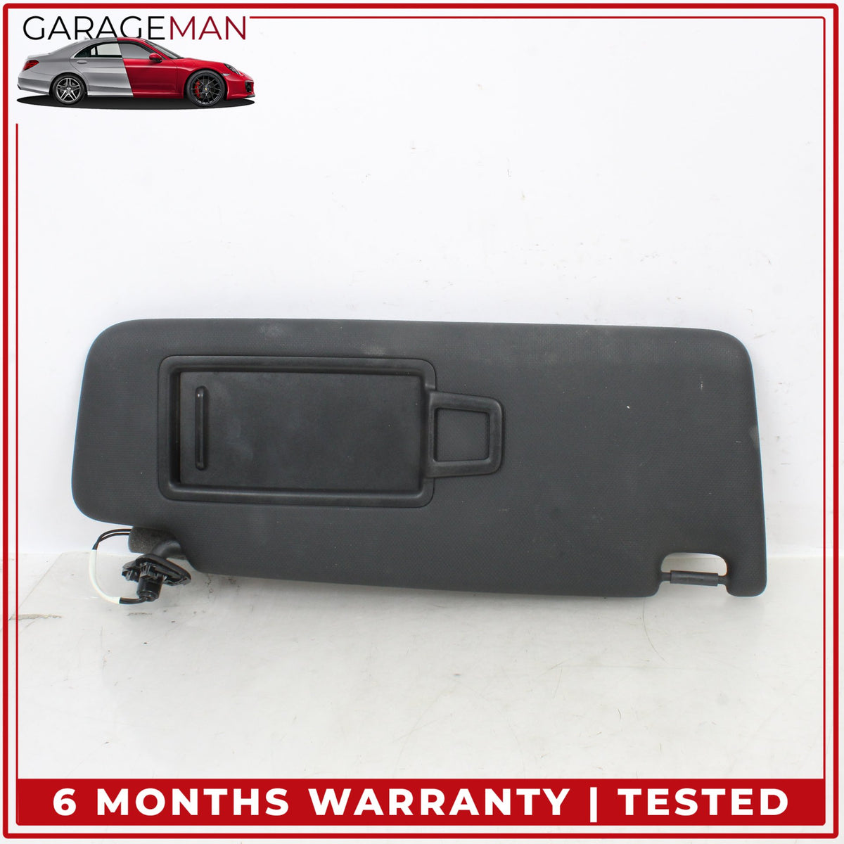 2019-2025 Audi Q3 Front Left and Right Side Sunvisor Sun Visor Black Set OEM