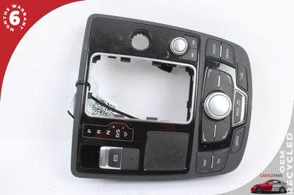 2012-2015 Audi A7 MMI Center Console Shifter Bezel Switch Panel 4G1919610C OEM