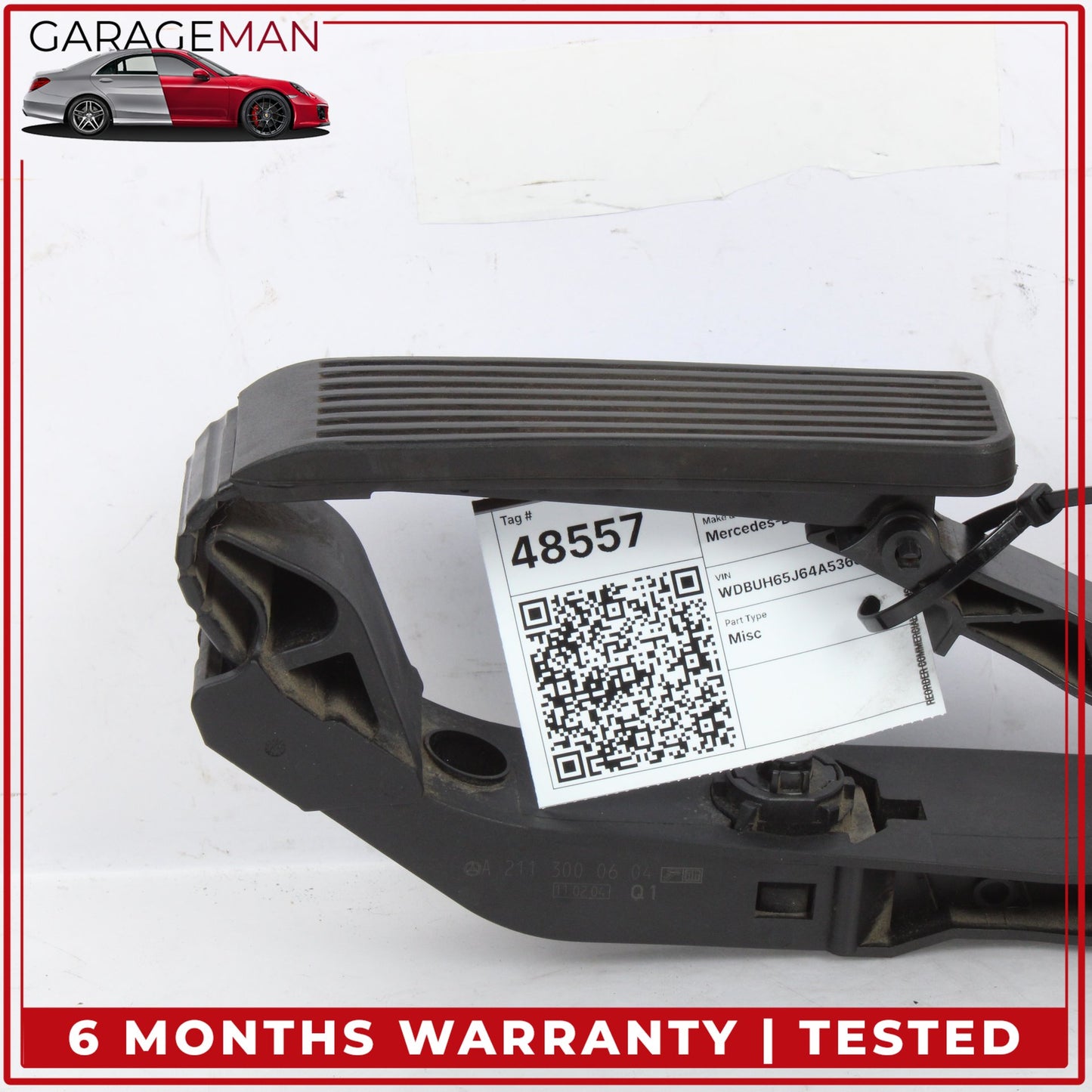 2003-2011 Mercedes W211 E320 E350 CLS500 Accelerator Pedal 2113000604 OEM