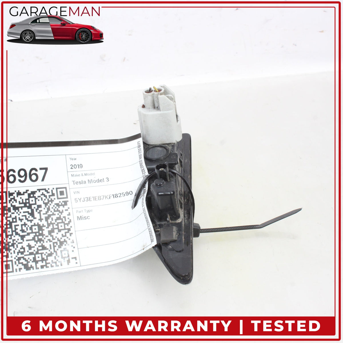 2017-2023 Tesla Model 3 Front Right Turn Signal Fender Camera 112510777C OEM
