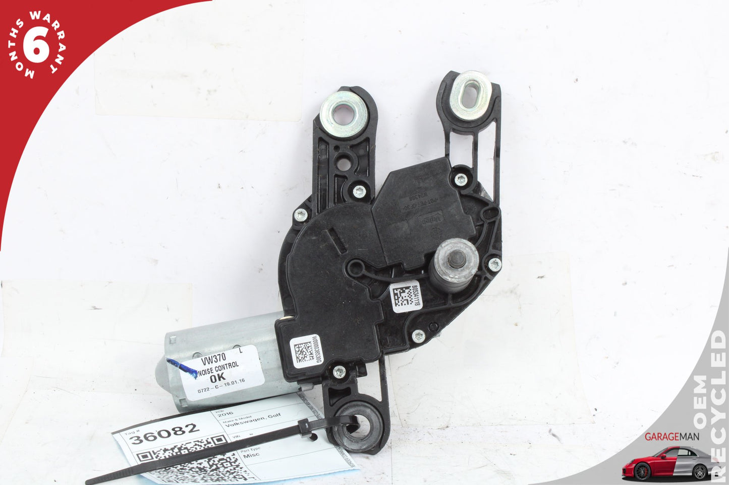 15-21 VW Golf MK7 Station Wagon Rear Wiper Motor 5GM955711 Genuine OEM