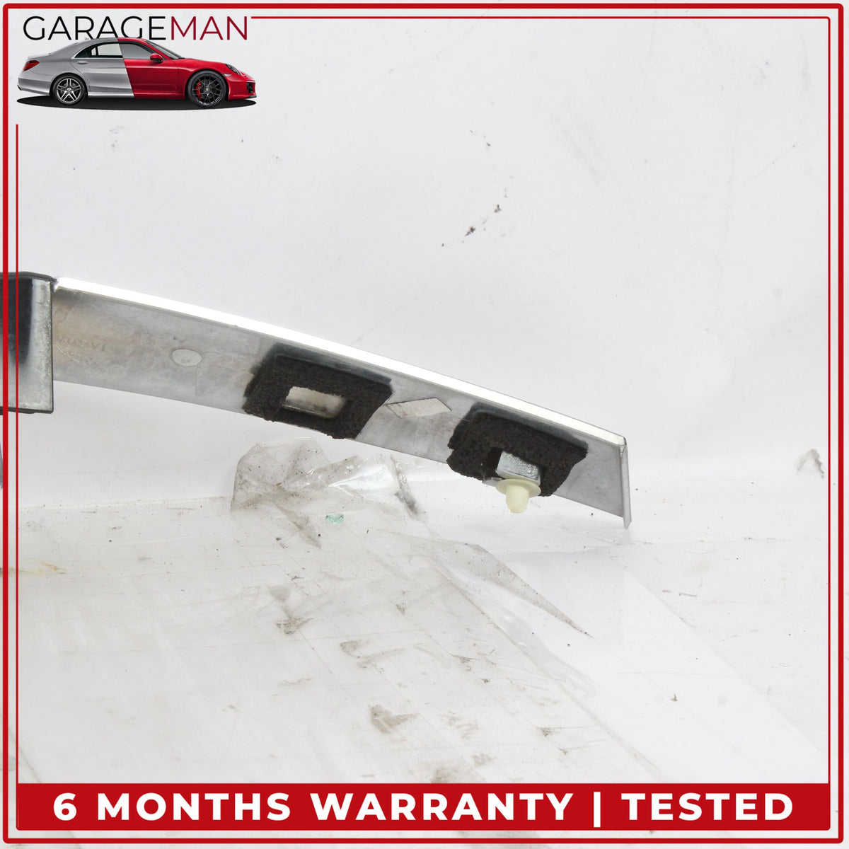 2012-2015 Jaguar XF X250 Rear Trunk Lid Molding Panel Trim Chrome w/ Camera OEM