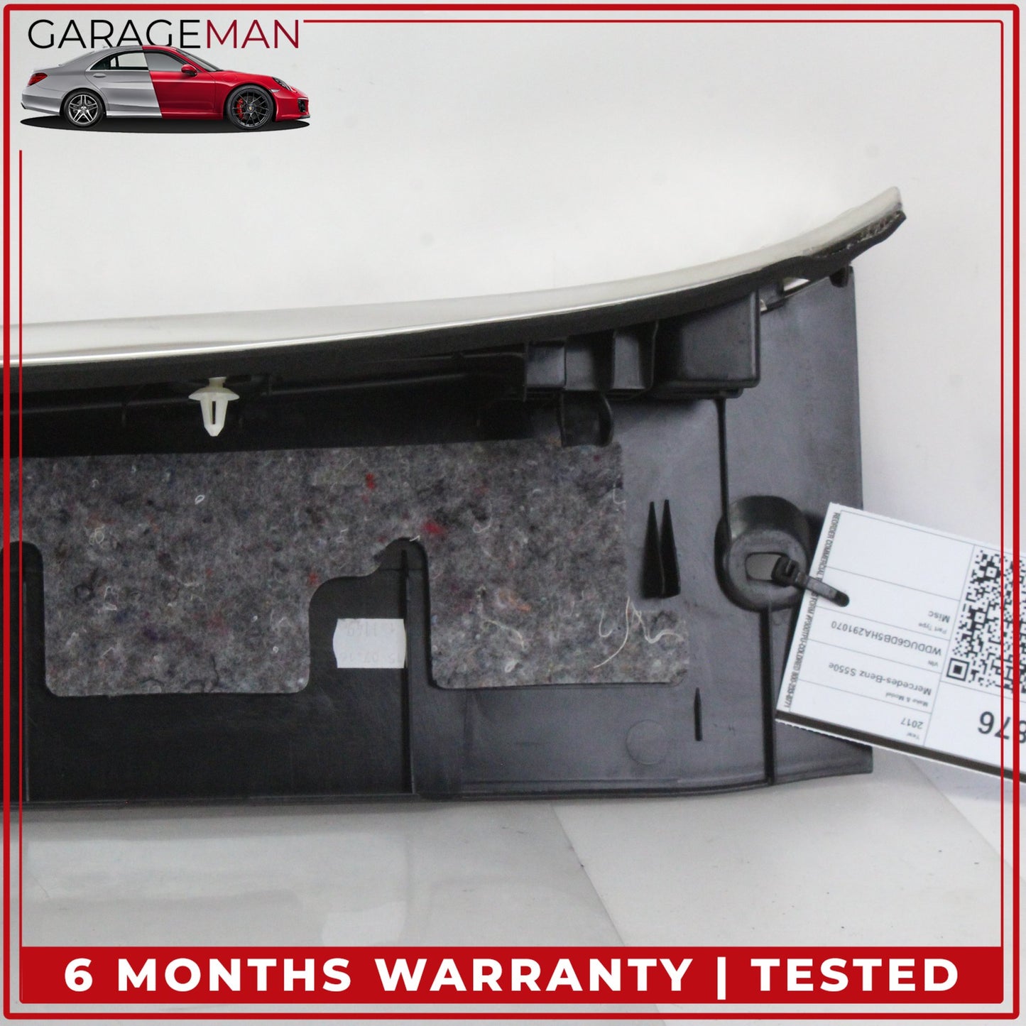 2014-2020 Mercedes W222 S550e S600 S450 Rear Trunk Latch Cover 2226902404 OEM