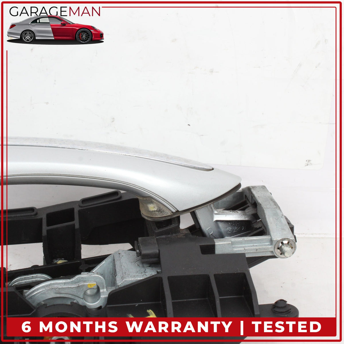 2009-2019 BMW 740i Right Passenger Side Exterior Door Handle Silver Metallic OEM