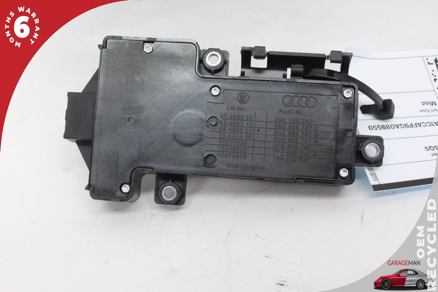 2008-2020 Audi SQ5 A3 A6 Front Left Side Seat Adjustment Switch 8K0959747 OEM