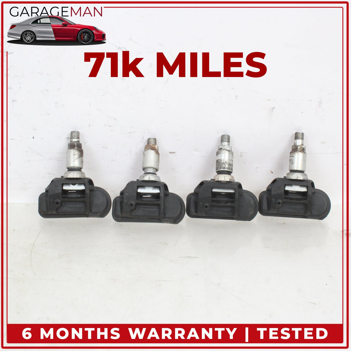 2012-2020 Mercedes C117 CLA250 TPMS Tire Pressure Sensor 433 MHZ Set of 4 OEM