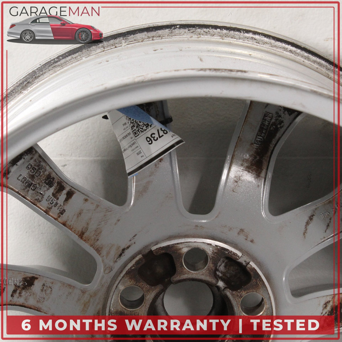2014-2022 LR Range Rover Sport L494 8.5 x 20 20" Wheel Rim Silver DK621007DB OEM