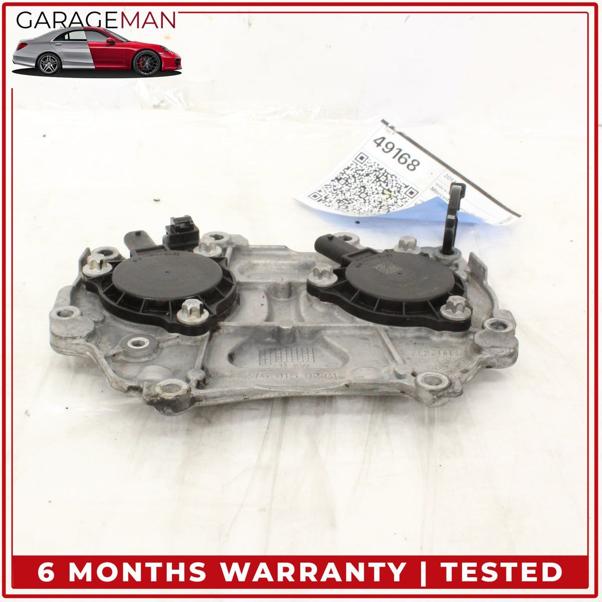2012-2018 Mercedes W216 CL550 Engine Timing Chain Cover Plate 2760150201 OEM
