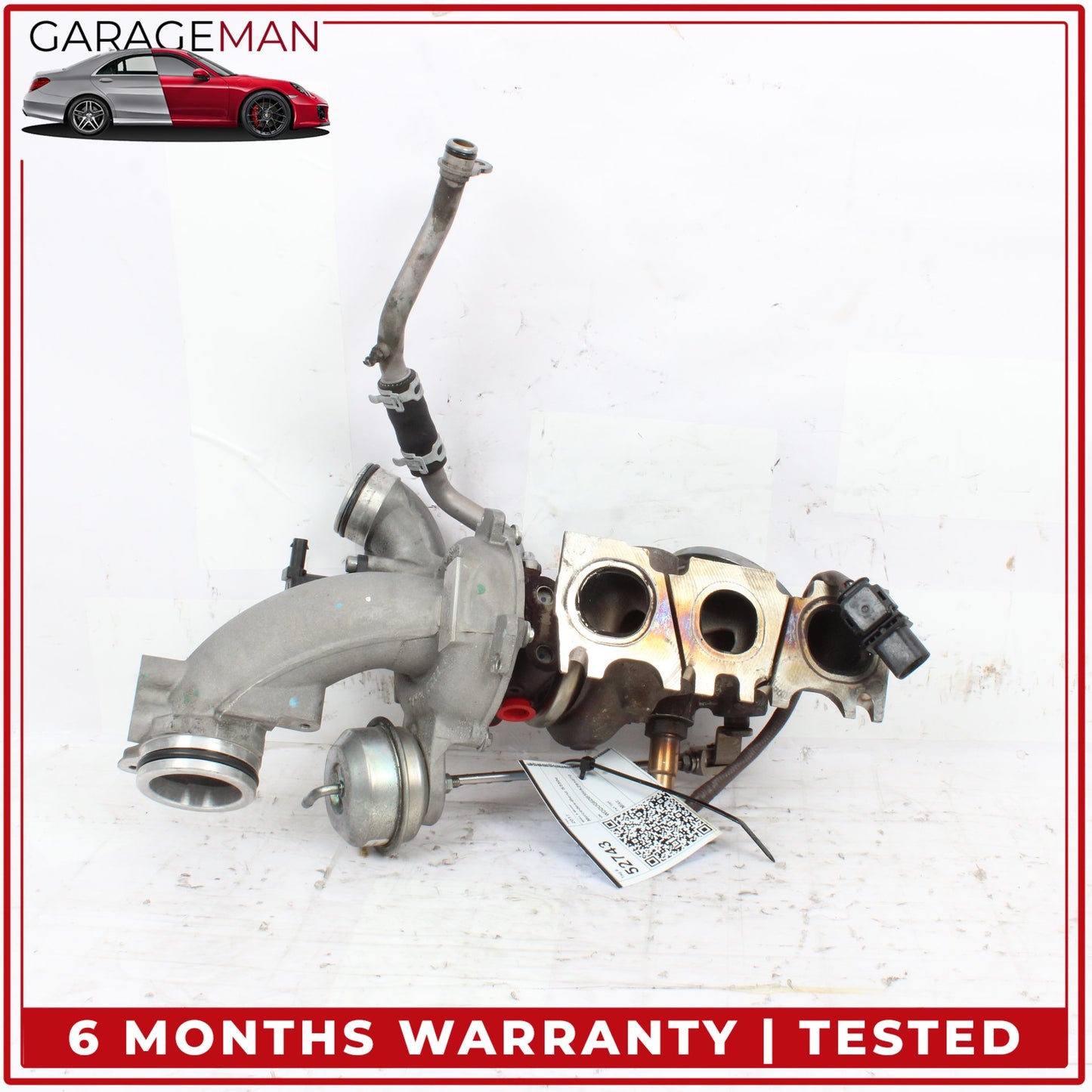 2015-2017 Mercedes W222 S550e M276 Engine Left Side Turbocharger 2760901780 OEM