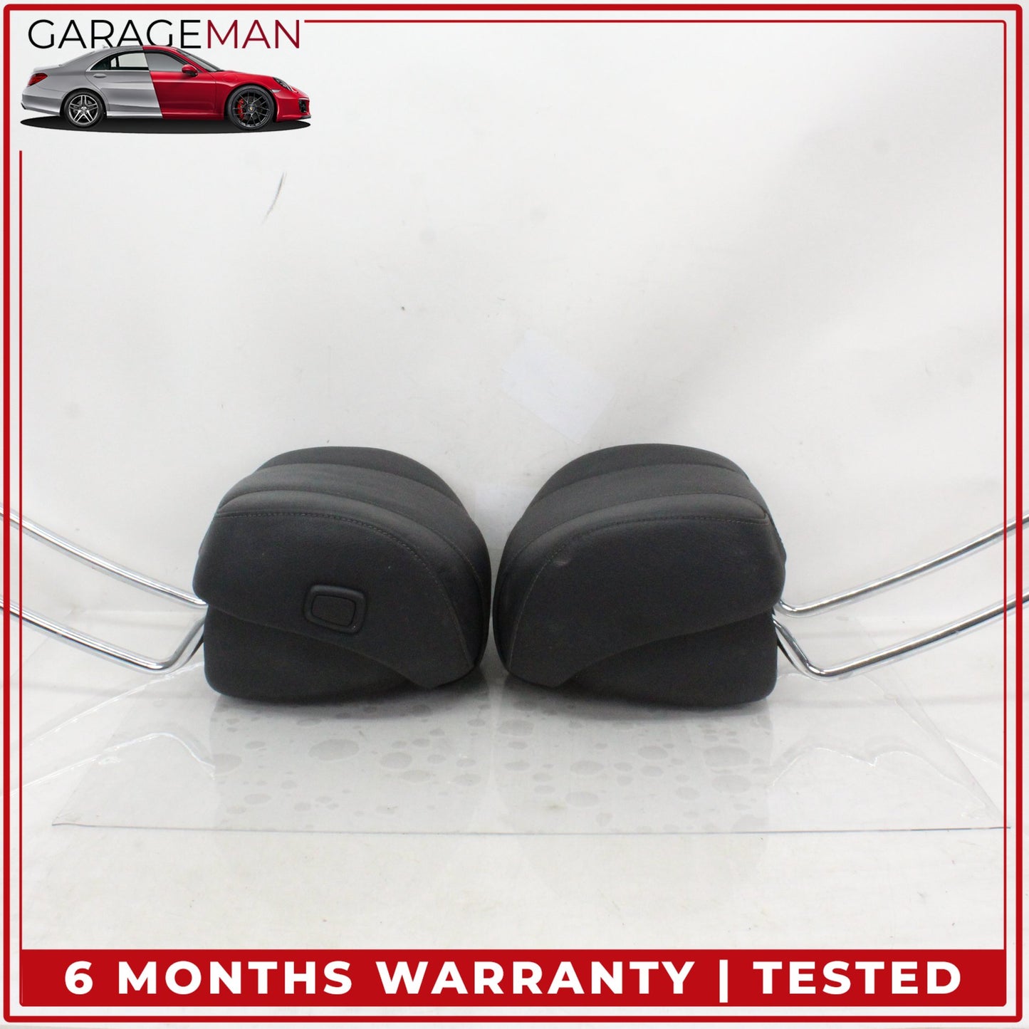 2014-2017 Mercedes W222 S550e Front Left and Right Side Seat Headrest Black OEM