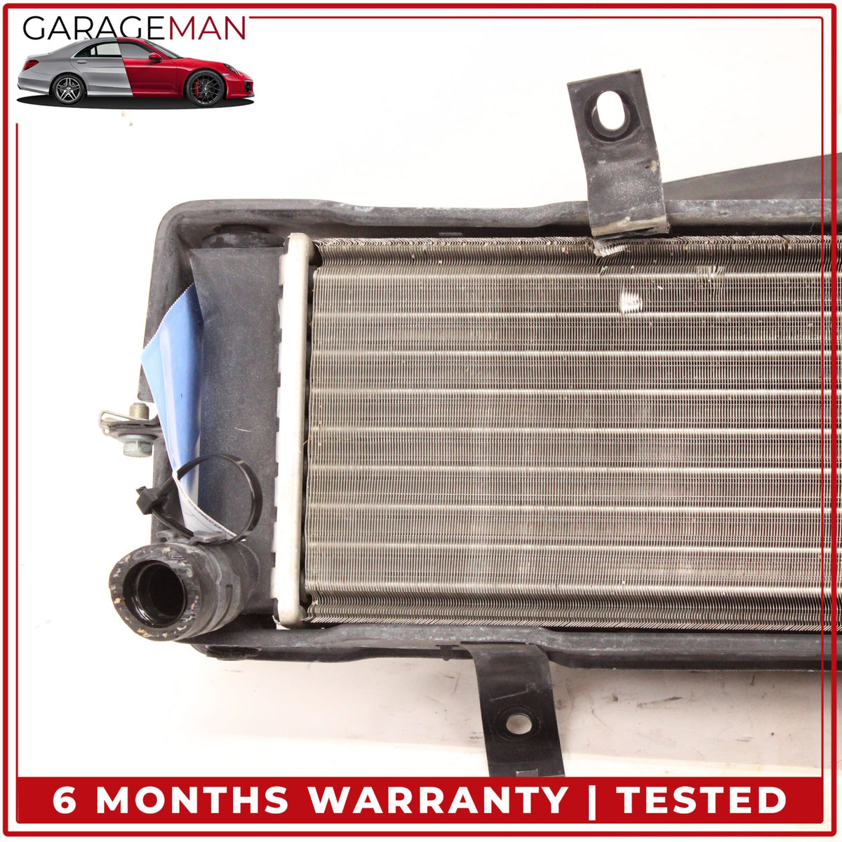 1997-2004 Porsche 911 Carrera Engine Cooling Center Radiator w/ Air Duct OEM