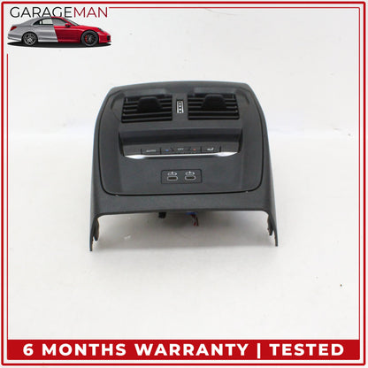 2019-2025 BMW 330i Rear Center Console A/C Climate Control Panel w/ Air Vent OEM
