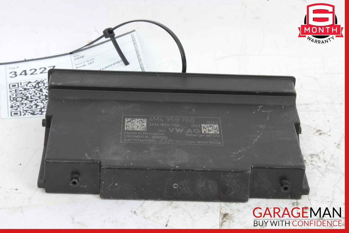 2018-2025 Audi Q7 Q5 SUV Front Left Seat Control Module 4M4959760 OEM