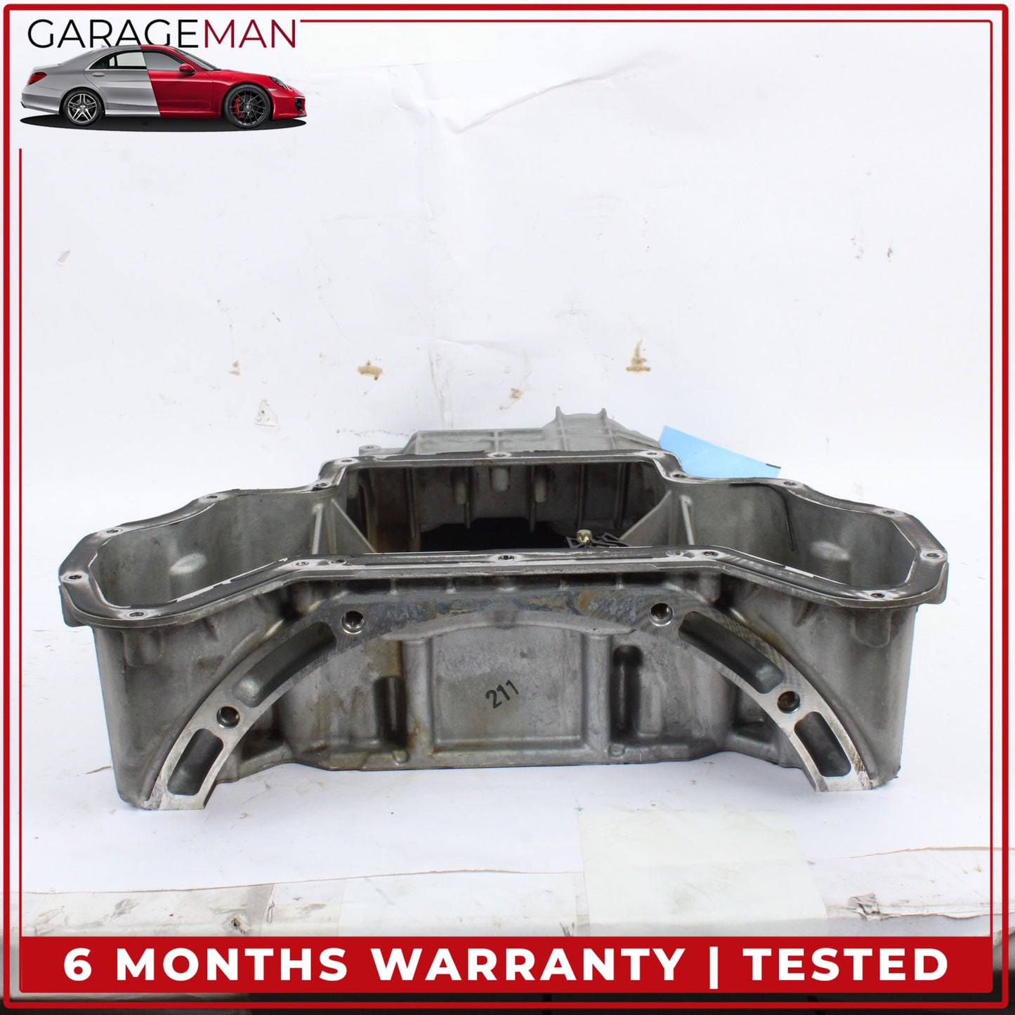 2005-2011 Mercedes W211 E350 Engine Upper Oil Sump Baffle Pan 2720142102 OEM