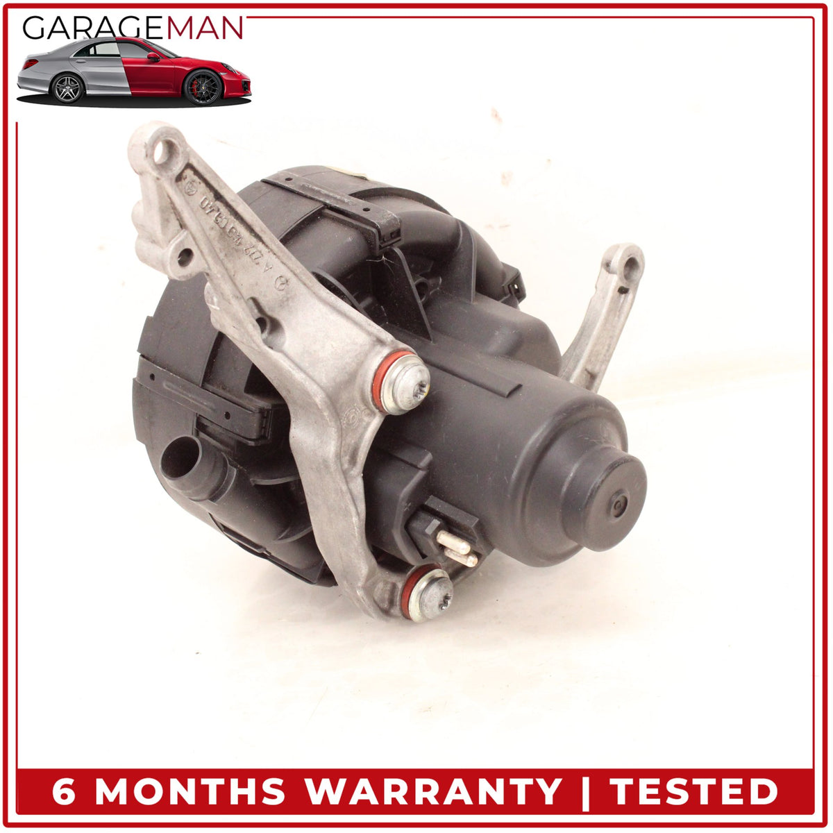 2005-2015 Mercedes W211 E350 Secondary Air Smog Pump w/ Bracket 0001405185 OEM