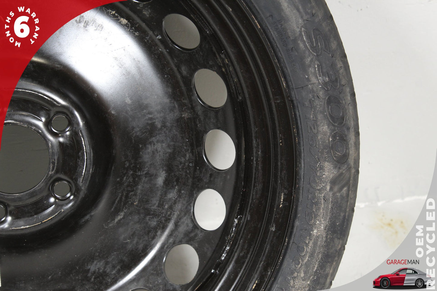 09-16 Audi A5 S5 Sedan T125/70 R19 Wheel Rim w/ Tire 4.00bx19H2 ET29 8K0601027