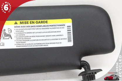 2012-2019 Fiat 500e Front Right Passenger Side Sun Visor Shade 04680652AA OEM