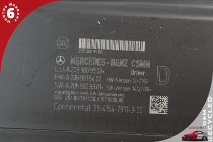 15-20 Mercedes-Benz C300 W205 Driver Seat Control Module 2059009908 OEM