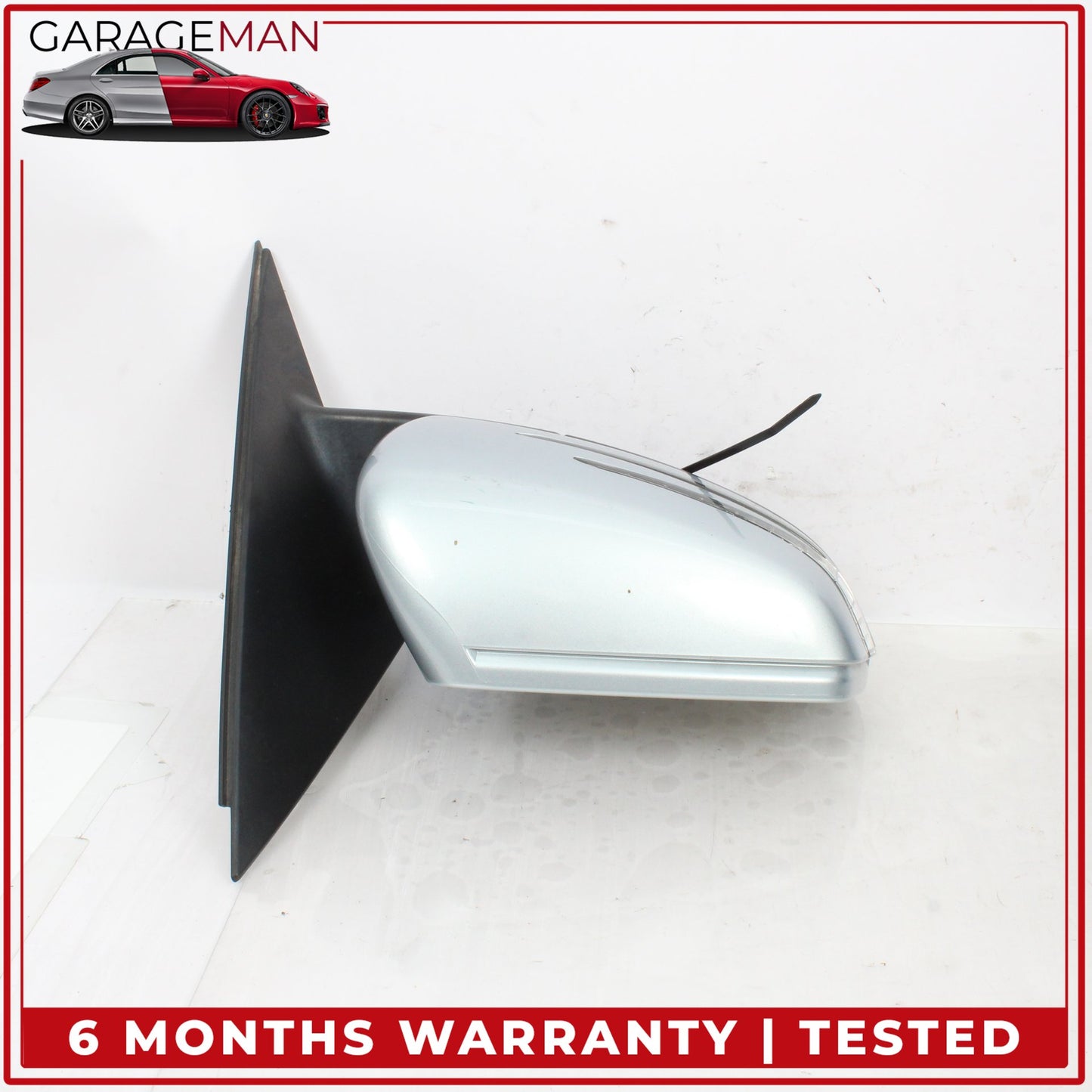 2012-2014 Mercedes W204 C250 Right Door Rear View Mirror Silver Metallic OEM