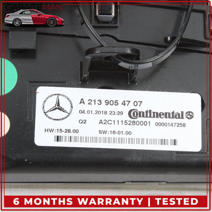 2017-2023 Mercedes W213 E300 AC A/C Heater Climate Control Switch Panel OEM