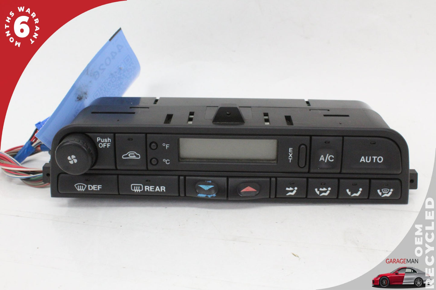 1997- 2006 Jaguar XK8 X100 Convertible AC Temperature Climate Control Panel LJA7690BB Genuine