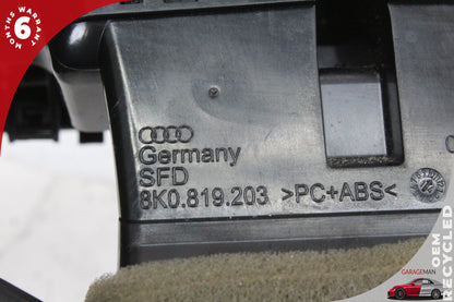 2013-2017 Audi A5 Rear Center Console A/C AC Dual Air Vent Grille 8K0819203 OEM