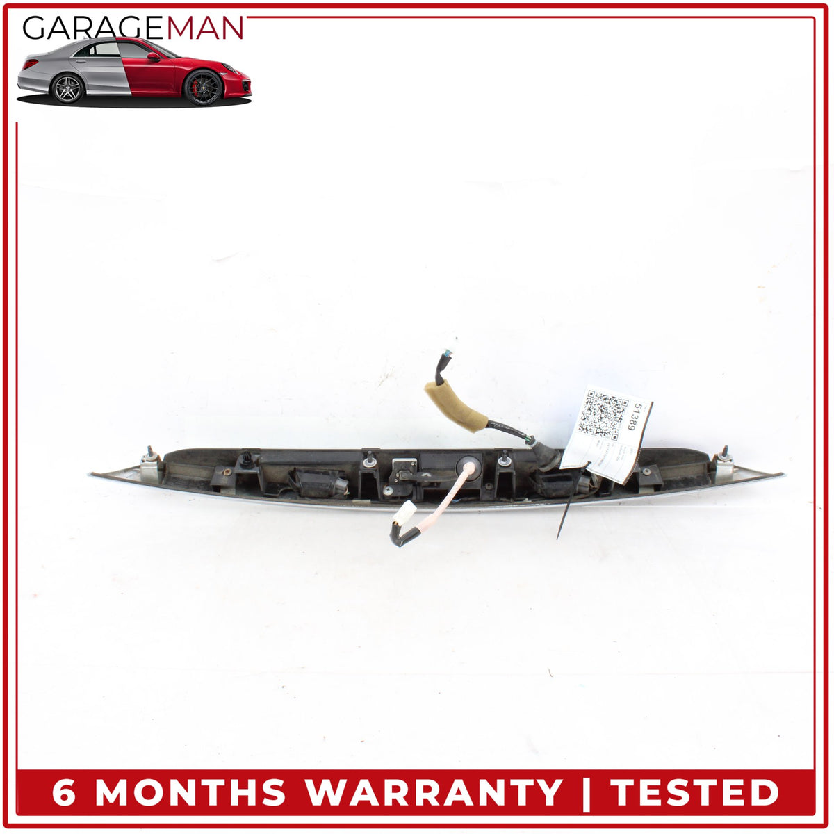 2014-2017 Infiniti Q50 Rear Trunk Lid Molding Plate w/ Lights and Camera OEM