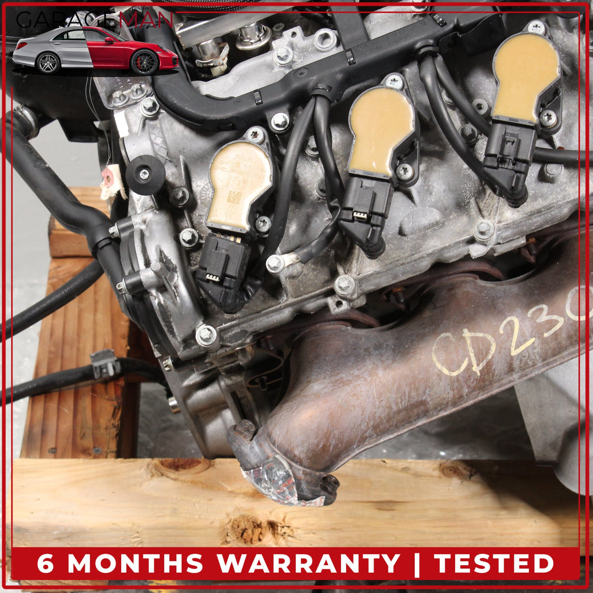 2007-2011 Mercedes W216 CL550 S550 5.5L V8 M273 Engine Motor Assembly OEM 148K