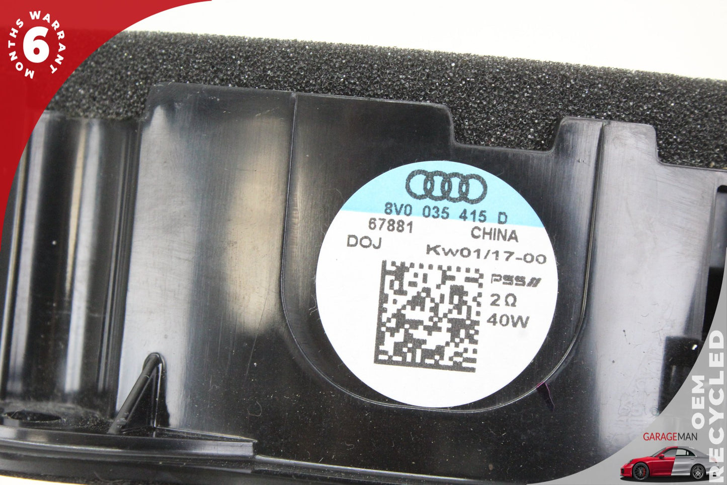 15-20 Audi A3 8V Sedan Front Left & Right Door Audio Speaker Set OEM