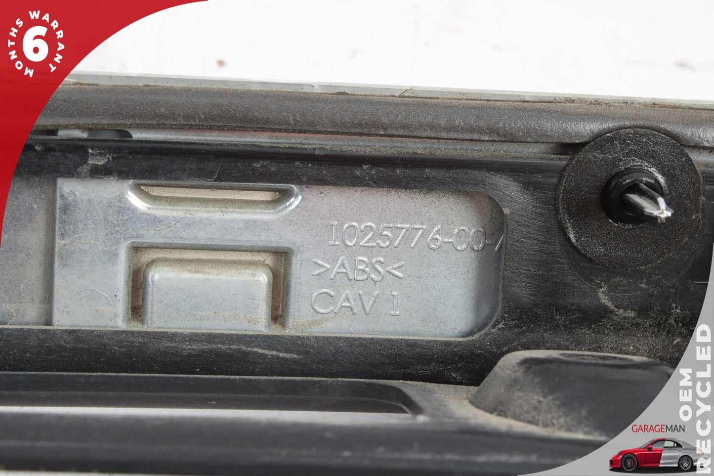 2012-2020 Tesla Model S Rear Trunk Lid Chrome Trim Moulding 102577600A OEM