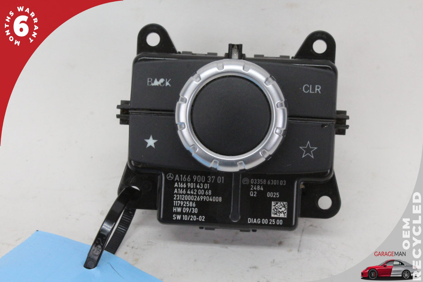 12-13 Mercedes-Benz GL450 X166 Front Audio Radio Control Switch 1669003701