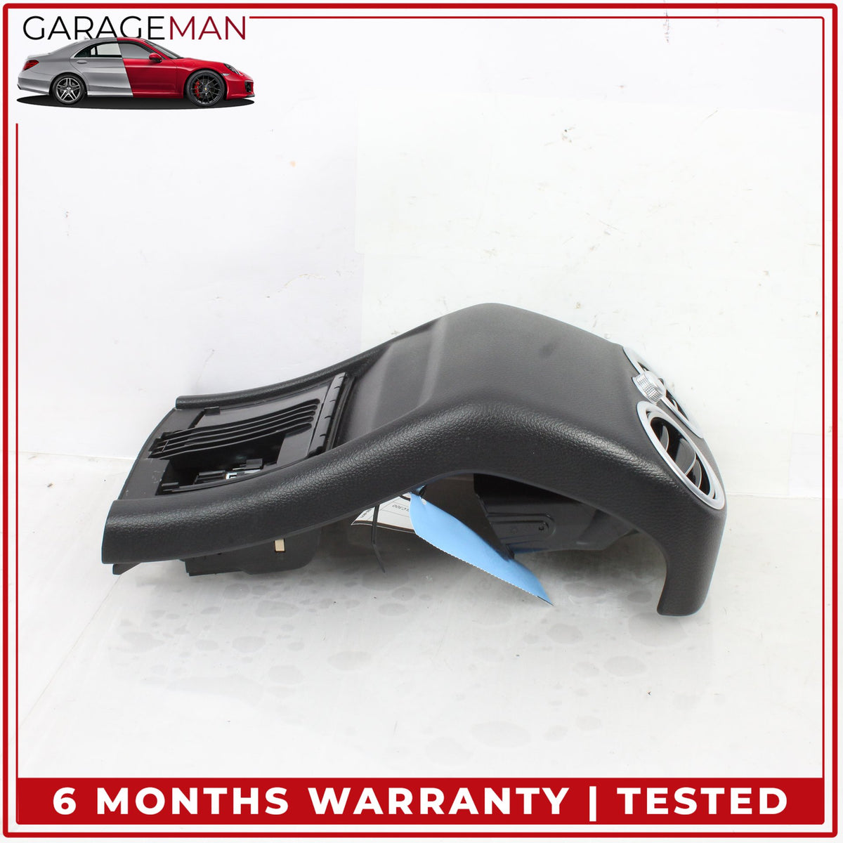 2016-2021 Mercedes X253 GLC300 Rear Center Console A/C Air Vent Trim Black OEM