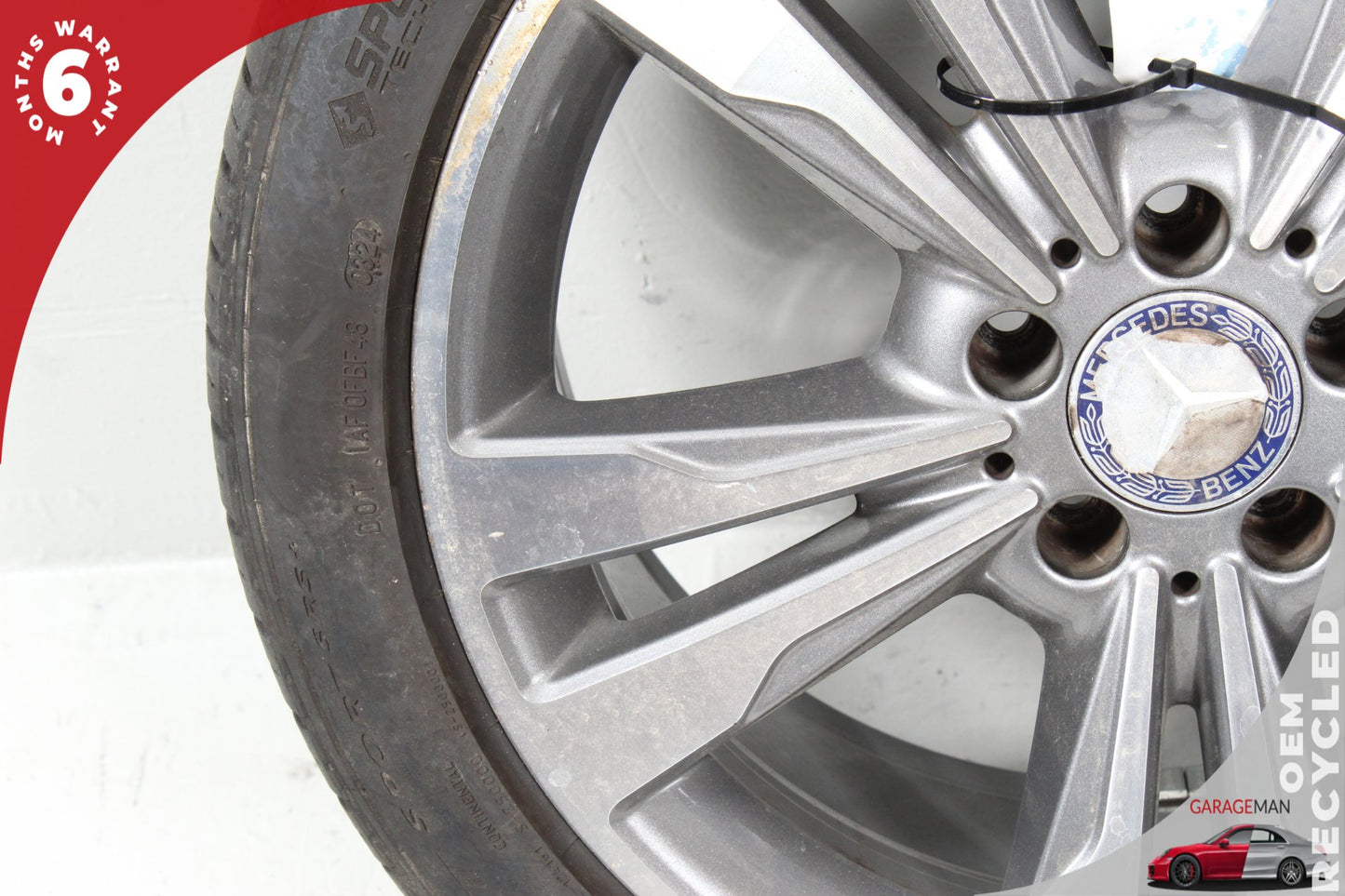 2014-2017 Mercedes-Benz E350 W212 Sedan Wheel Rim w/ Tire 2124015702 OEM