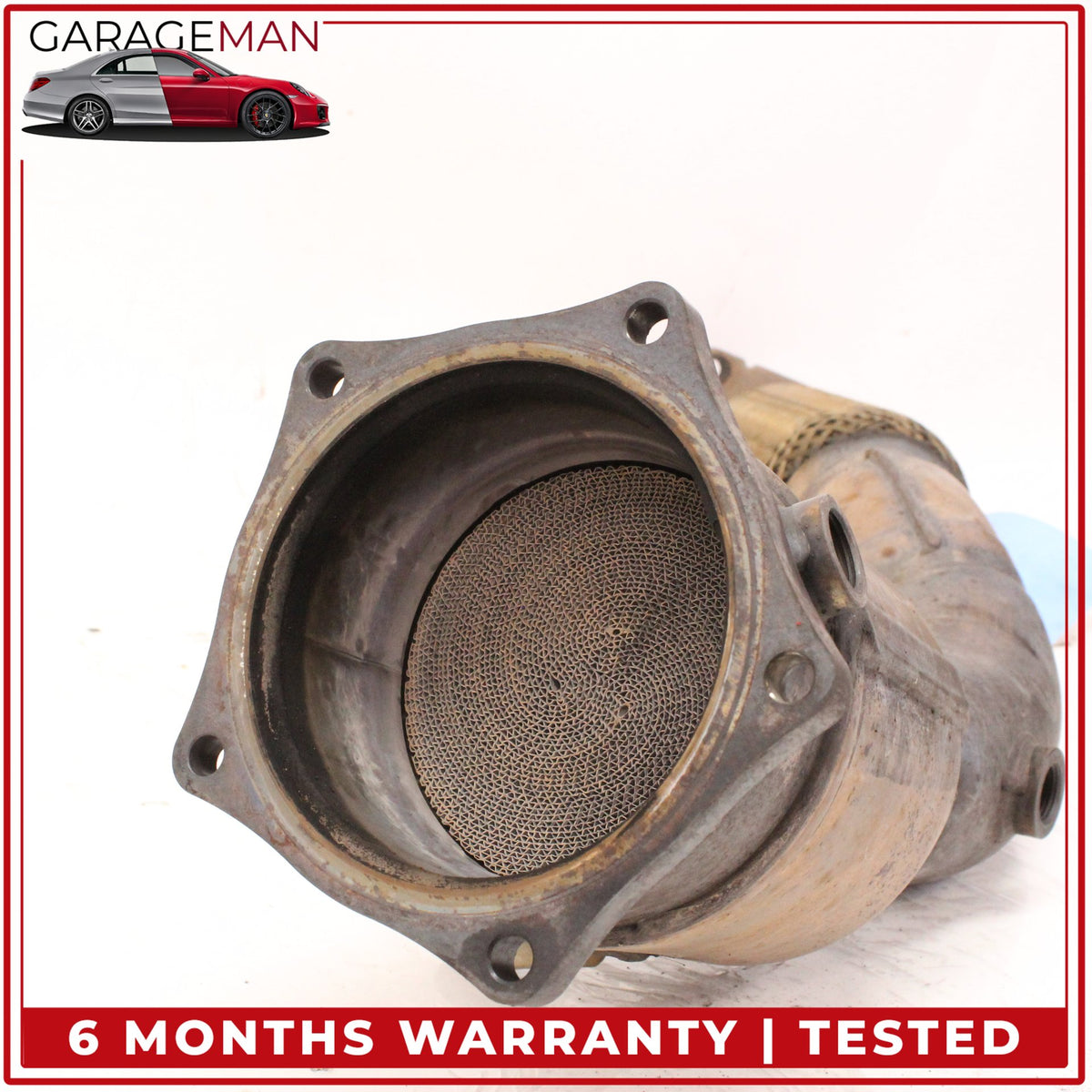 2003-2006 Porsche Cayenne 955 Turbo Front Engine Exhaust Downpipe Right Side OEM