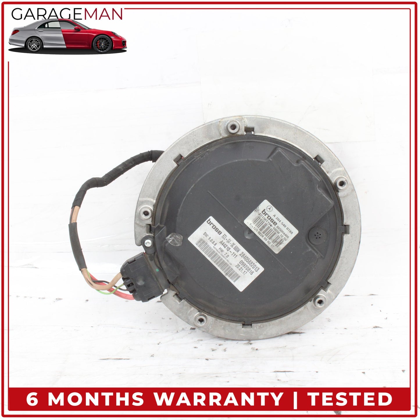 2008-2018 Mercedes W204 C350 GLK350 E350 Engine Radiator Cooling Fan Motor OEM