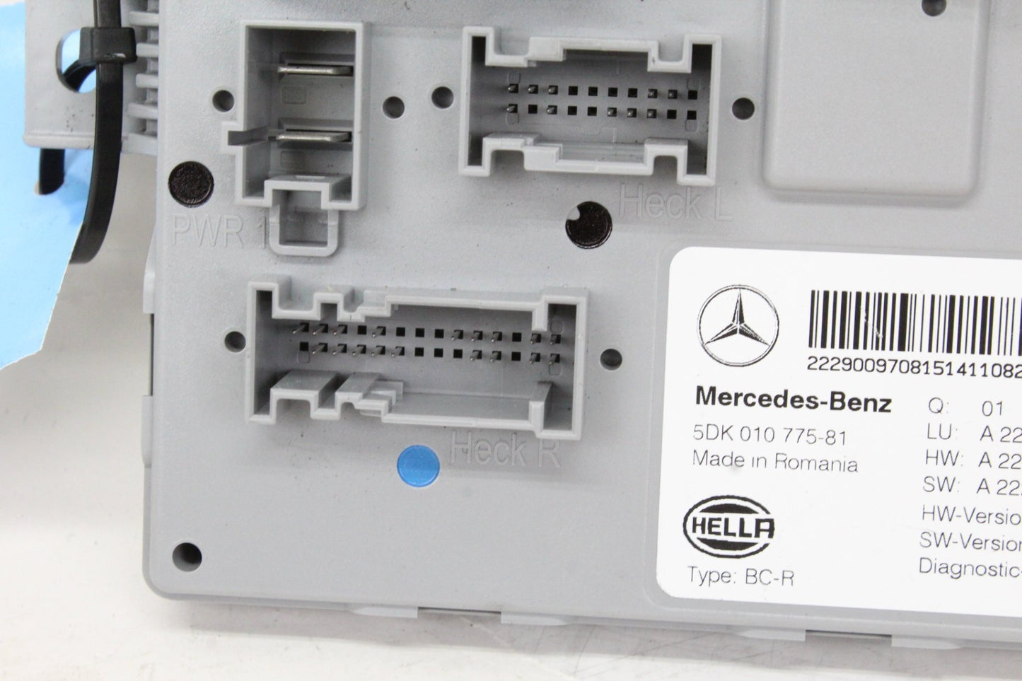 2015-2018 Mercedes-Benz C300 W205 Rear SAM Module 2229009708 Genuine OEM