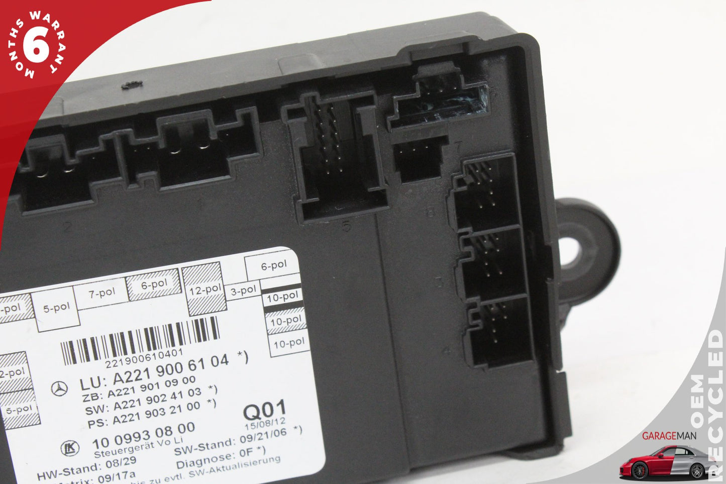 2007-2013 Mercedes W221 S550 S600 Front Left Door Control Module 2219006104 OEM