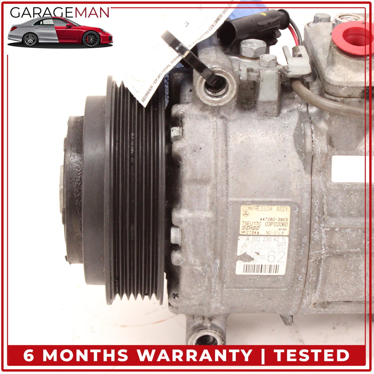2011-2014 Mercedes W216 CL550 AC A/C Air Conditioning Compressor 0022306211 OEM