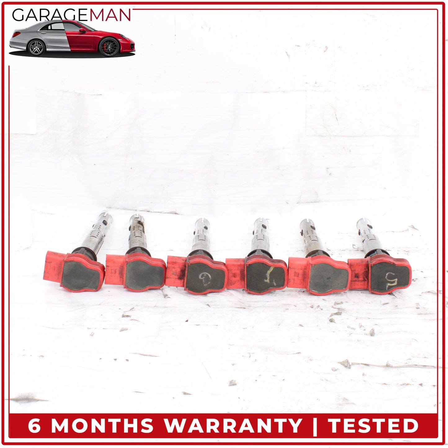 2005-2019 Audi A6 A7 A8 Quattro Ignition Coils Set of 6 Pc 06E905115 OEM