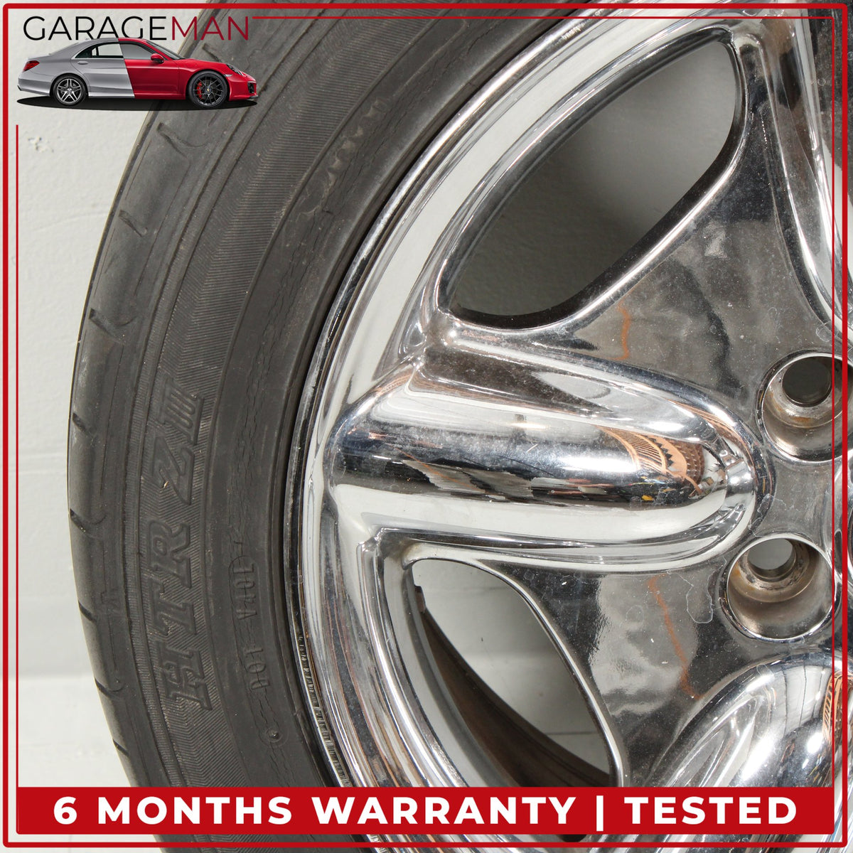 1997-1999 Jaguar XK8 Front or Rear Wheel Rim w/ Tire 8Jx17CHx33 MJA6116AB OEM