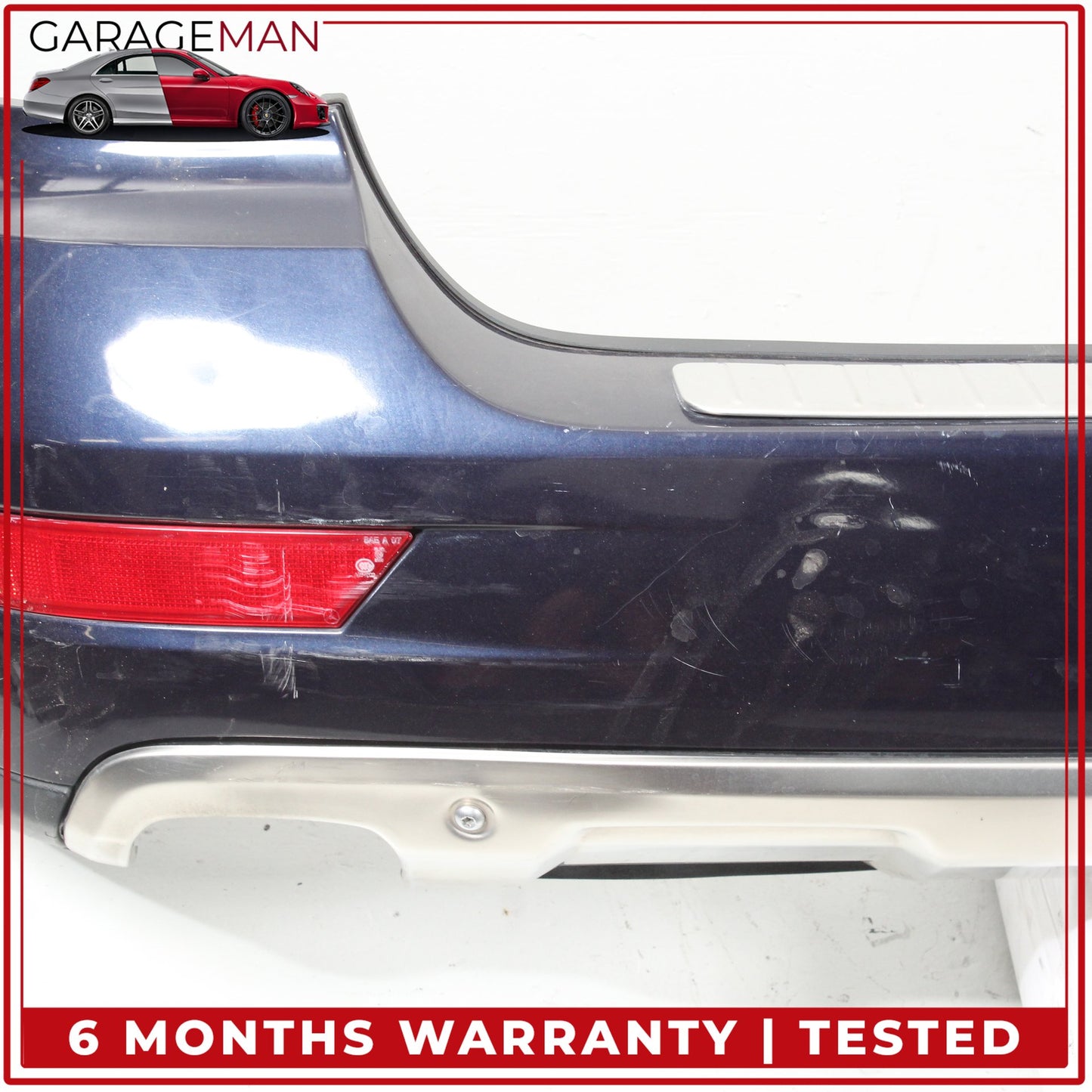 2009-2011 Mercedes W164 ML350 ML550 Base Rear Bumper Cover Assembly Blue OEM