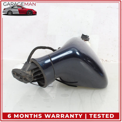 2010-2013 Porsche Panamera 970 Right Door Rear View Mirror Blue Metallic OEM