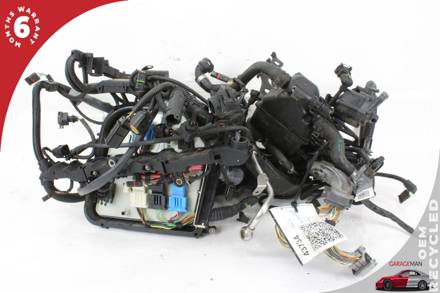 2011-2016 BMW 550i F10 Ignition Wiring and Engine Coolant Reservoir Expansion Tank