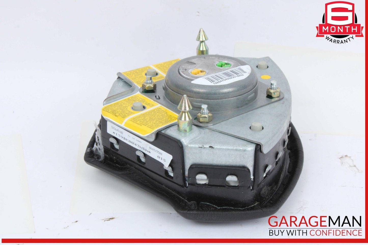 03-13 Maserati Quattroporte M139 Steering Wheel Airbag Black OEM